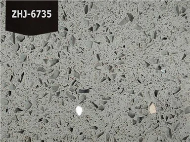 Slab Cerrig Quartz Gray Sparkling