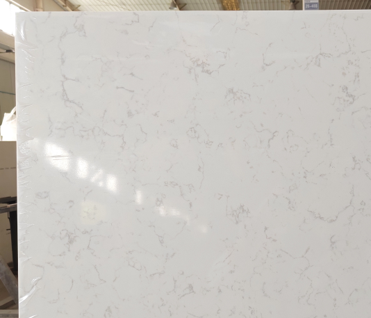 White With Tiny Line Carrara Quartz Slab best